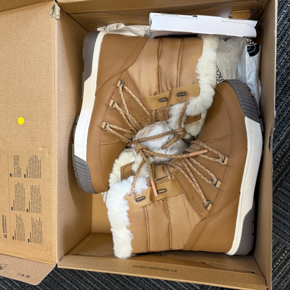 UGG Cream Boots with Plush Lining